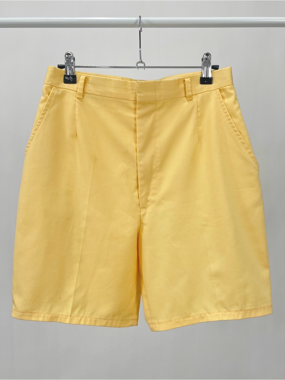 Vintage 80s Sabene Yellow High Waisted Shorts